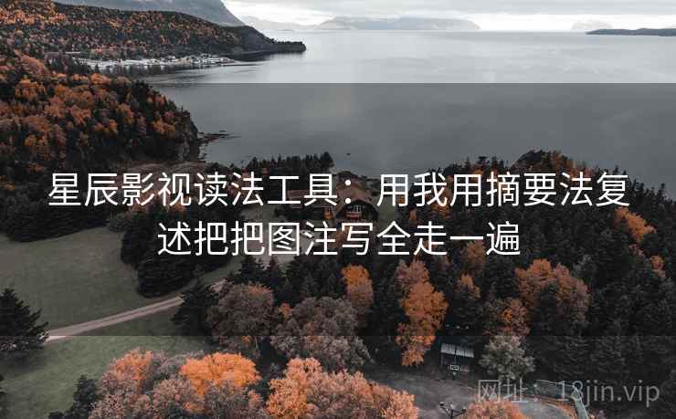 星辰影视读法工具：用我用摘要法复述把把图注写全走一遍